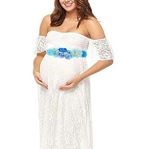 NWOT Blue Maternity Sash